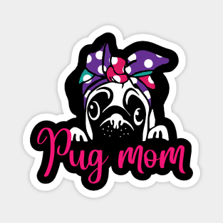 Pug Mom Magnet