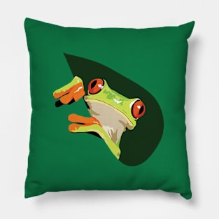 Froggie Peek-a-Boo Pillow