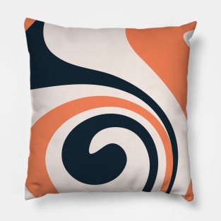 Abstract Circular Line Pillow