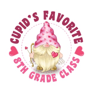 Cupid's Favorite 8th Grade Class T-Shirt