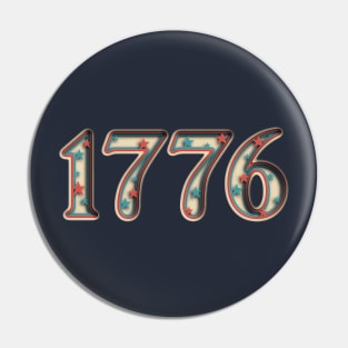 1776 Papercraft Pin