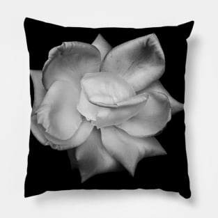 B&W flower Pillow