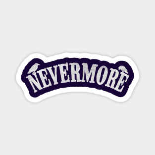 Nevermore Academy Vintage Logo T‑Shirt – Wednesday Addams Fan Merch Magnet