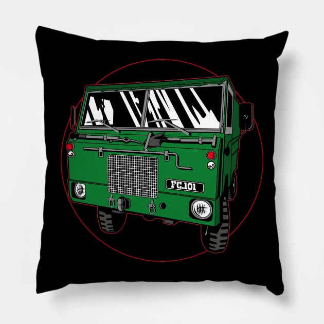 LAND ROVER FC 101 Pillow by WYB 