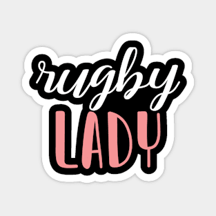 rugby lady - rugby girl Magnet