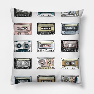 audio music cassettes, tapes Pillow