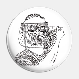 david baddiel - we all wear masks Pin