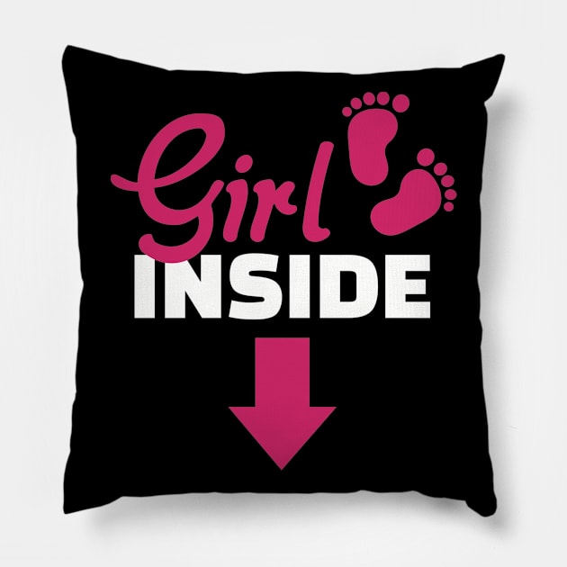 Girl inside Pillow by Designzz