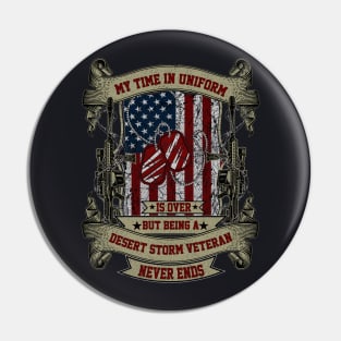 Desert Storm Veteran Pin