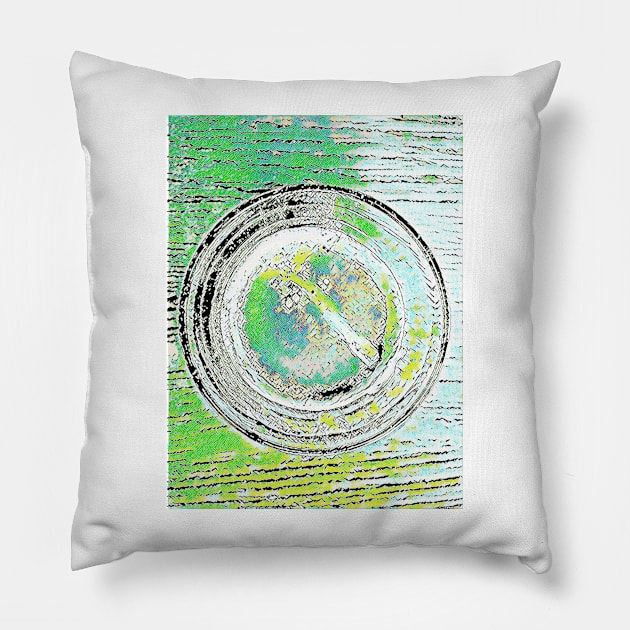 Decaf Celtic Coffee Ring Pillow by Tovers