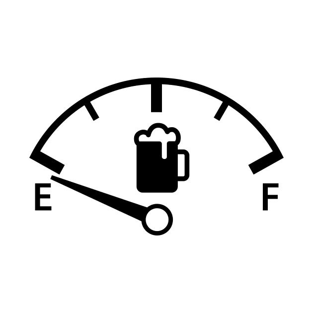 Beer Fuel Gauge (black) by GetThatCar