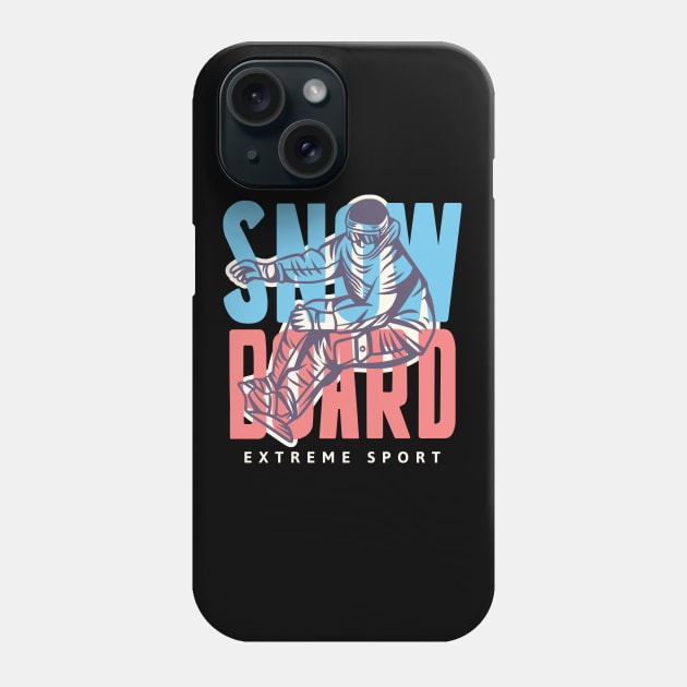 Snowboard Phone Case by TambuStore