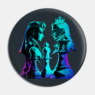 Chess Game Pieces Pin