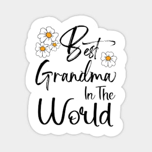 Best Grandma In The World Mother's Day Magnet