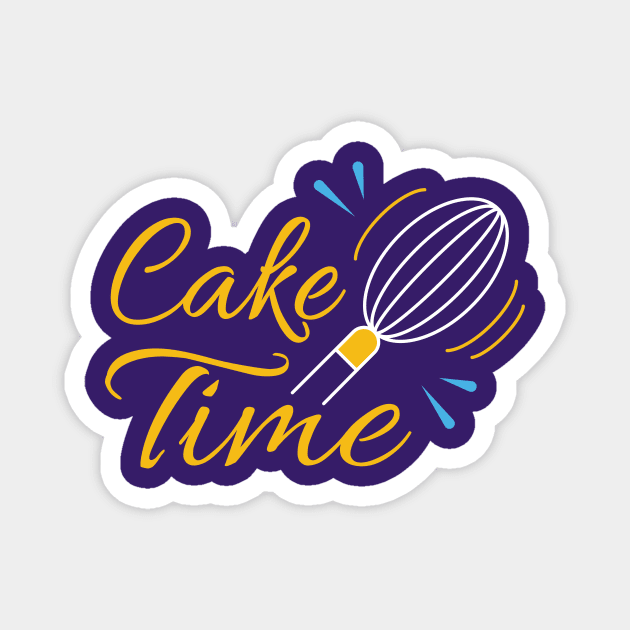 Cake time - cake lover Magnet by Amrshop87