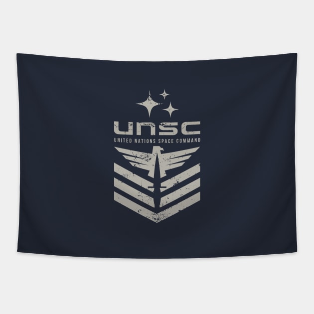 United Nations Space Command - Halo Tapestry by SilverfireDesign