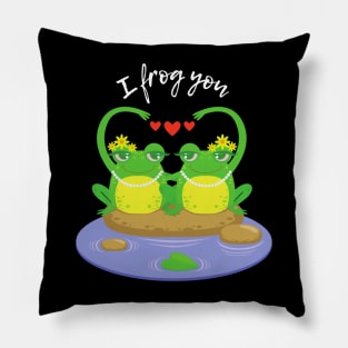 Frog Lesbian Pillow