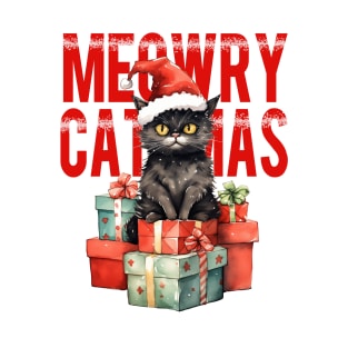 Santa cat T-Shirt