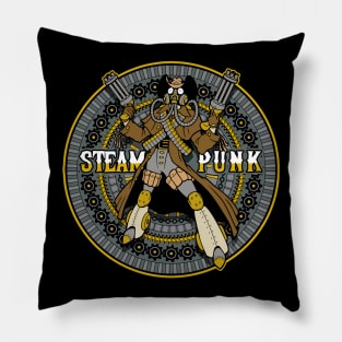 Steampunk Cowboy Pillow