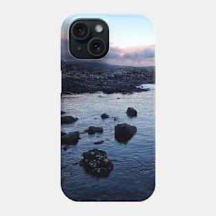 Sunset across the coastline near Ullinish on the west coast of Skye Phone Case