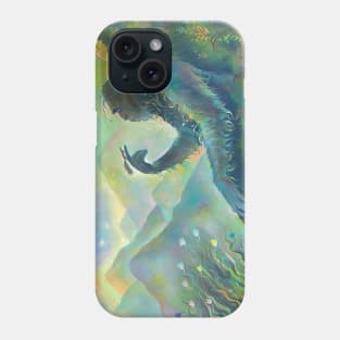 Surrealism-Sasquach and Squirrel Phone Case