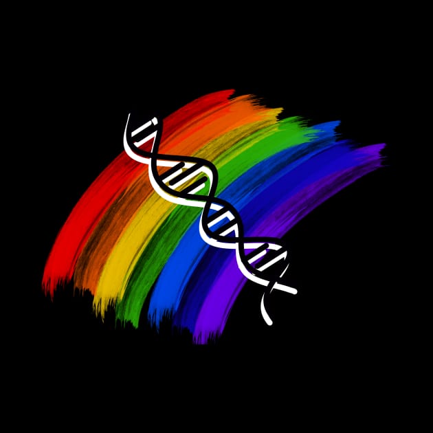 Rainbow DNA by Sci-Emily