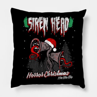 Siren Head horror Christmas Pillow