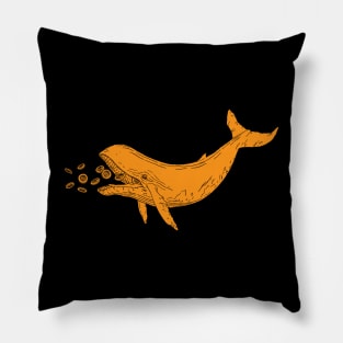 Bitcoin Whale Pillow