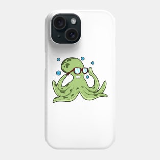 Octopus with Glasses Phone Case