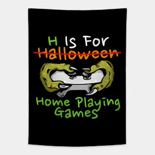 Halloween 2021 For Gamer And Gaming Halloween Lover Playing Video Games For Boys And Girls Tapestry