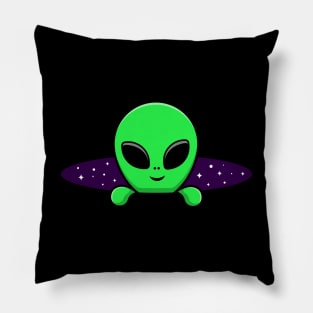 Pocket Alien Space Unique Design Pillow