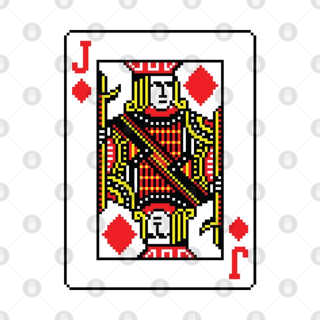 Jack of Diamonds Pixel Art by inotyler