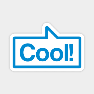 Cool - Talking Shirt (Blue) Magnet