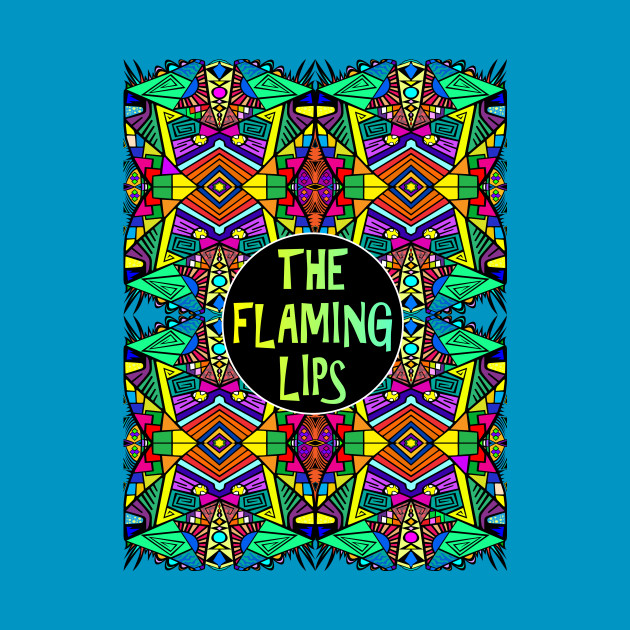 The Flaming Lips - Rainbow Pride Pattern by ShawnBallardDesigns