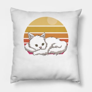 Don’t disturbe! Cat sleeping... Pillow