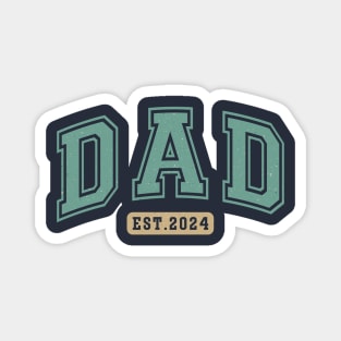 First time Dad 2024 Magnet