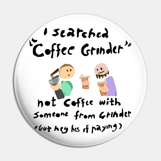 Coffee grinder Pin by Newtegan