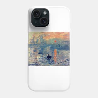 Impressions of Sunrise by Claude Monet Phone Case