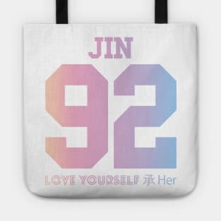 BTS (Bangtan Boys) LOVE YOURSELF 轉 'Her' Jin 92 Jersey Tote