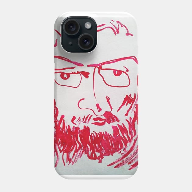 RETRATO UNO Phone Case by JUANGOMY