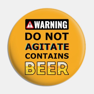 Contains Beer Pin