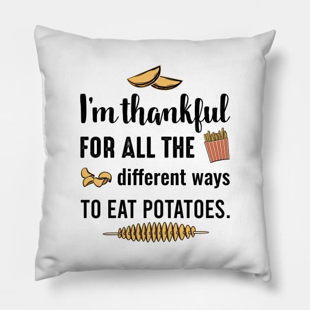 Potatoes Pillow by twistedtee