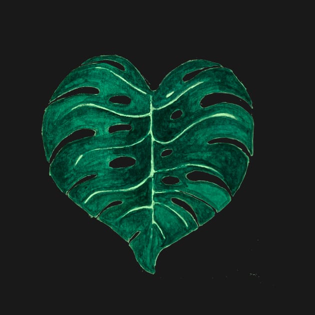 Green monstera by dreamtravel