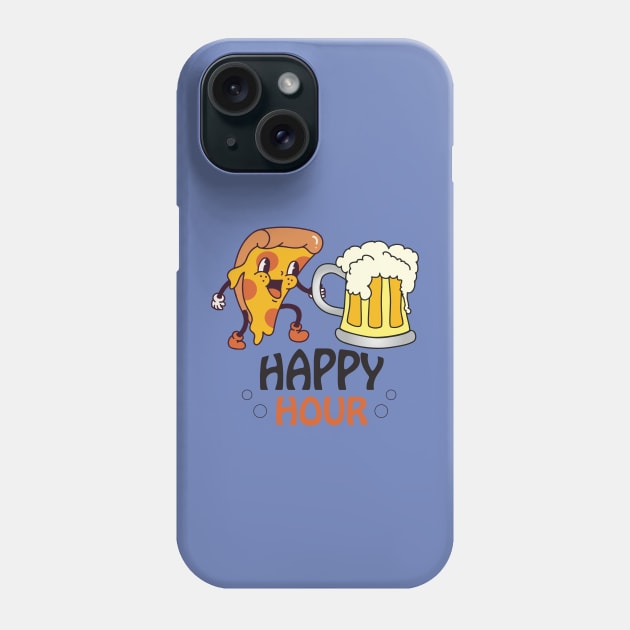 Pizza & Beer Combo | Happy Hour Phone Case by funNkey