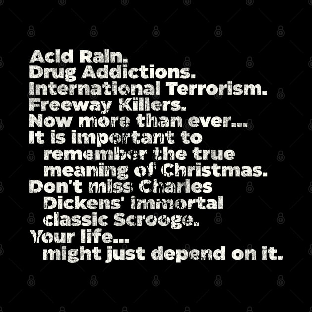 ACID RAIN... Scrooged Quote by darklordpug