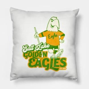 Defunct Salt Lake Golden Eagles Hockey Team Pillow