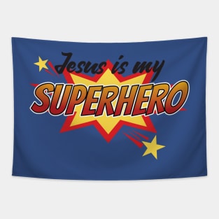 Jesus is my Superhero VBS Christian T-Shirt Tapestry