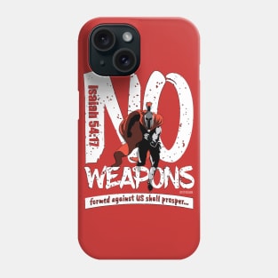 NO-WEAPONS soldier running Phone Case