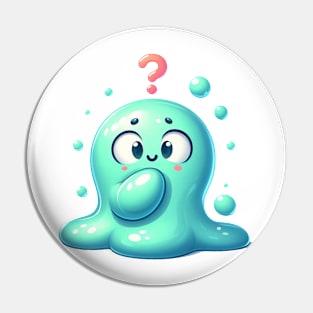 Cute Slime Blob Pin