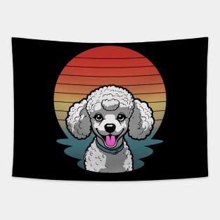 cute poodle dog enthusiasts breeds dog Tapestry
